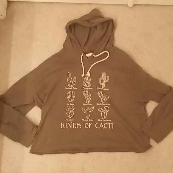 French pastry kinds of cacti long sleeve t-shirt hoodie - Picture 1 of 5
